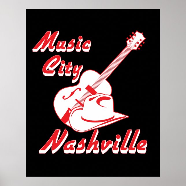 Nashville. Music city Poster (Front)