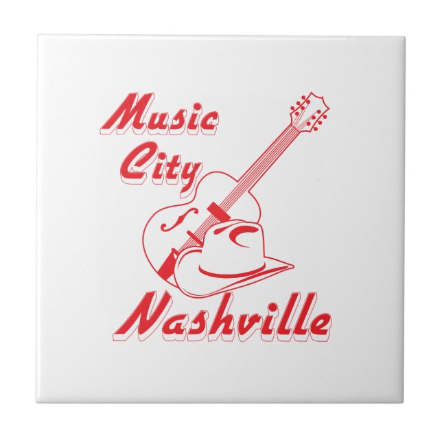 Nashville. Music city Tile (Front)