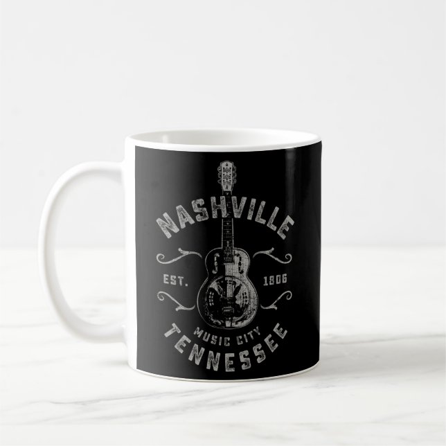 Nashville Music City Usa Coffee Mug (Left)