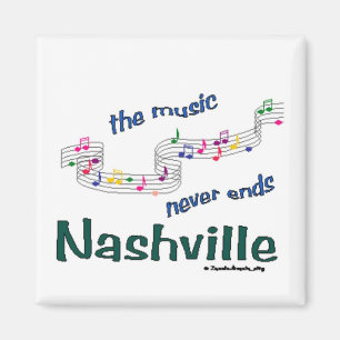 Nashville Music Notes Magnet