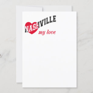 Nashville my love invitation