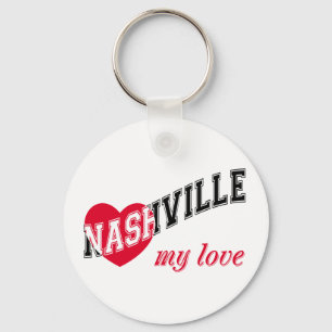 Nashville my love keychain