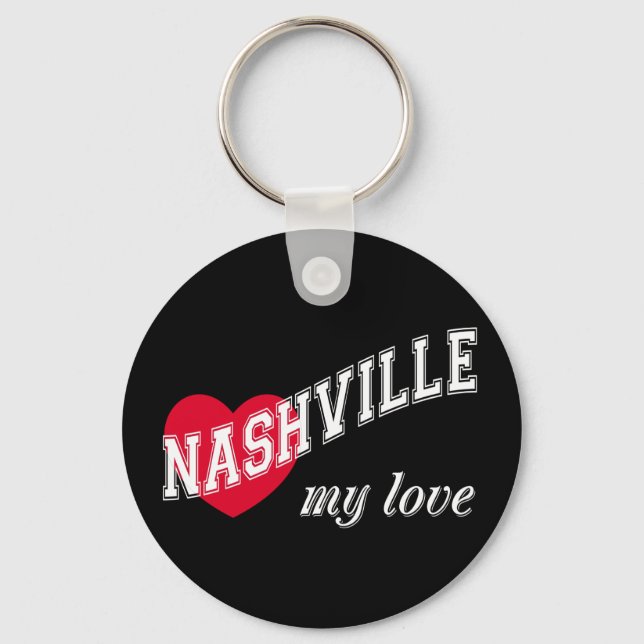 Nashville my love keychain (Front)
