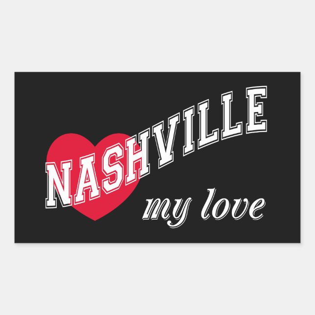 Nashville my love sticker (Front)