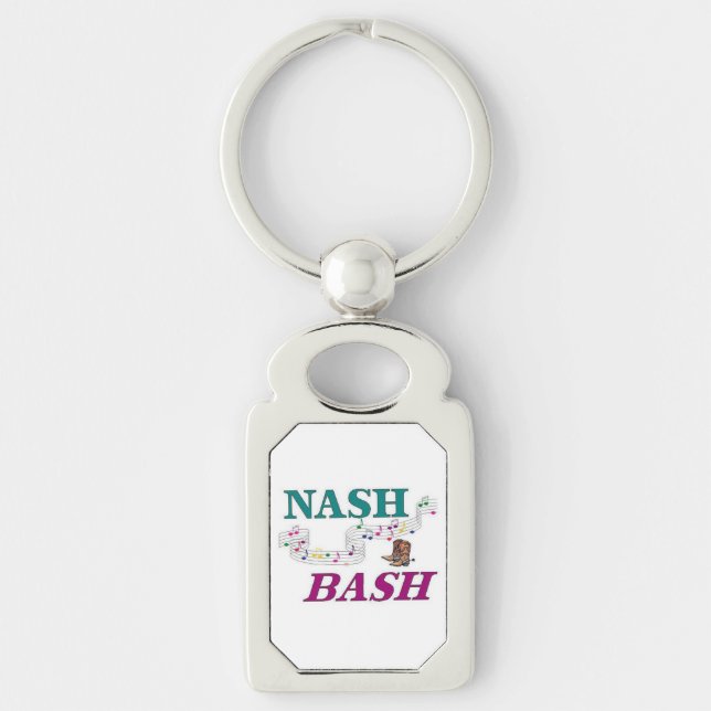 Nashville Nash Bash Music Keychain (Front)