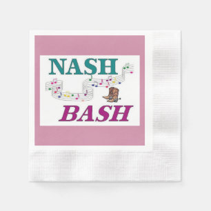 Nashville Nash Bash Music Napkin