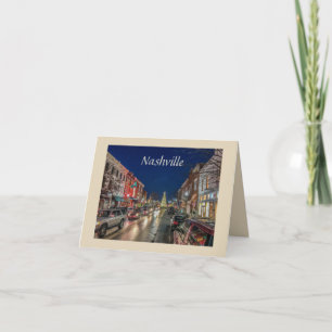 Nashville Nights Holiday Card