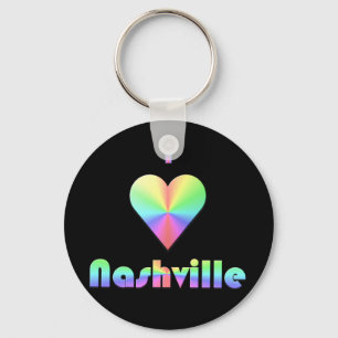 Nashville -- Pastels Keychain