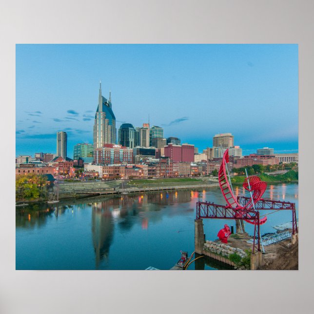 Nashville Riverfront Poster (Front)