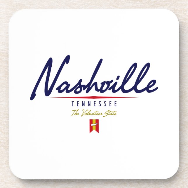 Nashville Script Coaster (Front)