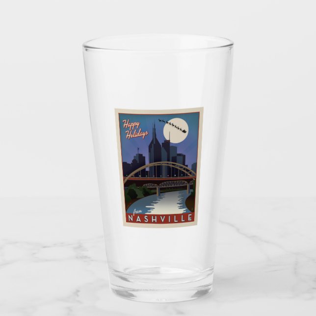 Nashville Skyline Glass (Front)