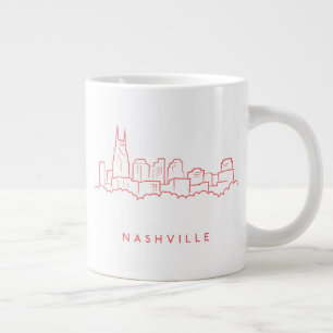 Nashville Skyline Large Coffee Mug