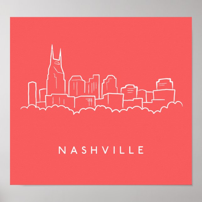 Nashville Skyline Poster (Front)
