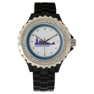 Nashville Skyline Purple Watch