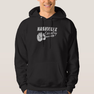 Nashville Skyline Tennessee Country Music Guitar P Hoodie