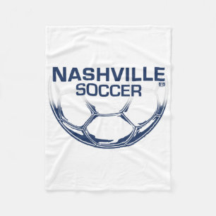 Nashville Soccer _1  Fleece Blanket