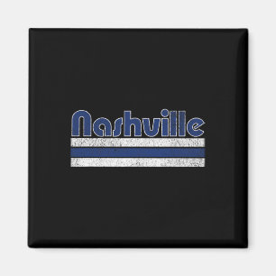 Nashville Soccer Vintage City  Magnet