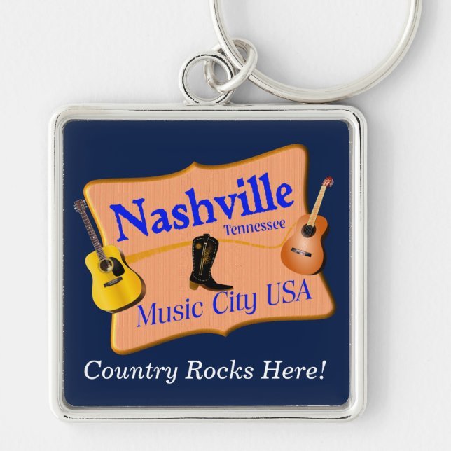 Nashville Souvenir Key chain (Front)
