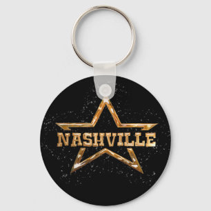 Nashville Star Keychain