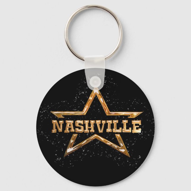 Nashville Star Keychain (Front)