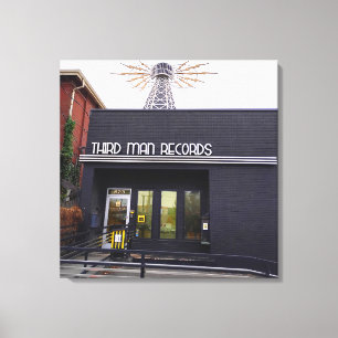 Nashville street phoyography canvas print