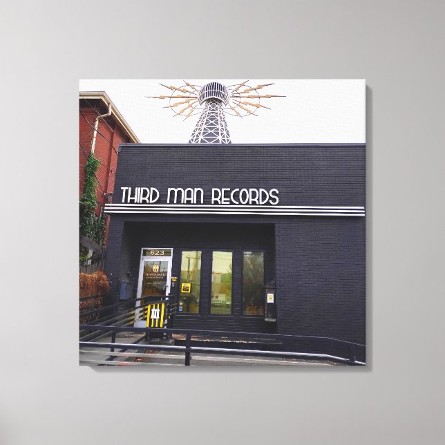 Nashville street phoyography canvas print (Front)