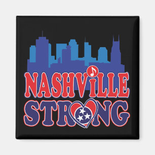 Nashville-Strong-Skyline-and-Music-Note Magnet