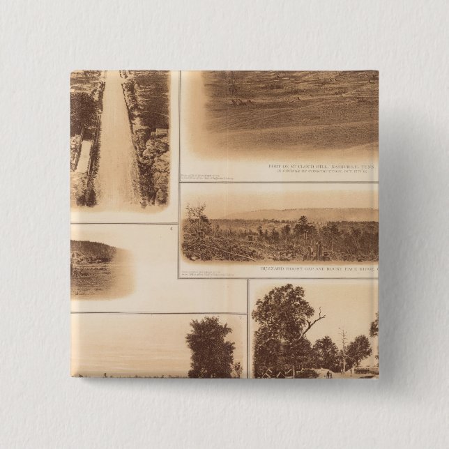Nashville, Tenn 2 Inch Square Button (Front)