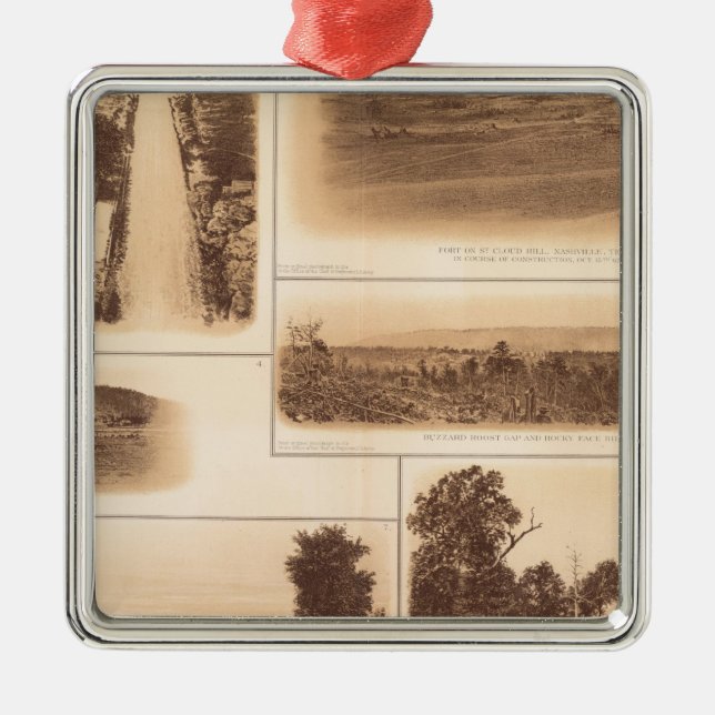 Nashville, Tenn Metal Ornament (Front)