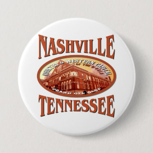 Nashville Tennessee 3 Inch Round Button
