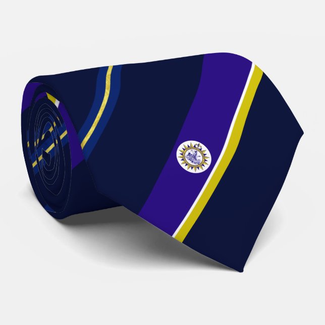 Nashville (Tennessee) city flag Neck Tie (Rolled)