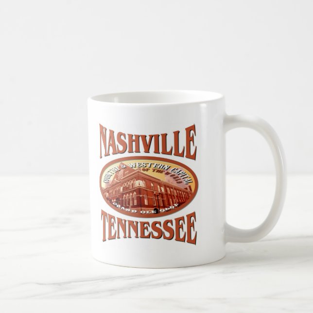 Nashville Tennessee Coffee Mug (Right)