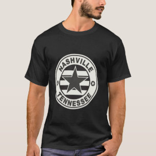 Nashville Tennessee Country Western Music USA Star T-Shirt