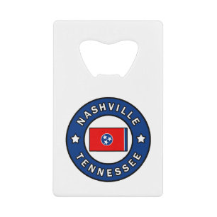 Nashville Tennessee Credit Card Bottle Opener