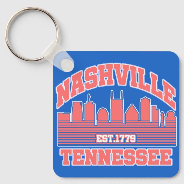 Nashville,Tennessee Keychain (Front)