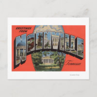 Nashville, Tennessee - Large Letter Scenes 2