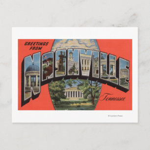 Nashville, Tennessee - Large Letter Scenes 2 Postcard