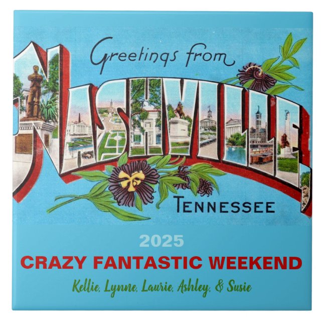 Nashville Tennessee Memory Tile (Front)
