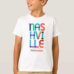 Nashville Tennessee Mid Century, Pop Art, T-Shirt