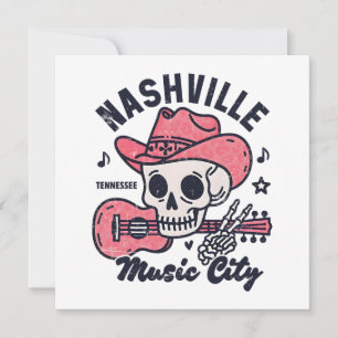 Nashville Tennessee Music City Card