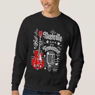 Nashville Tennessee Rockabilly Vintage Country Mu Sweatshirt