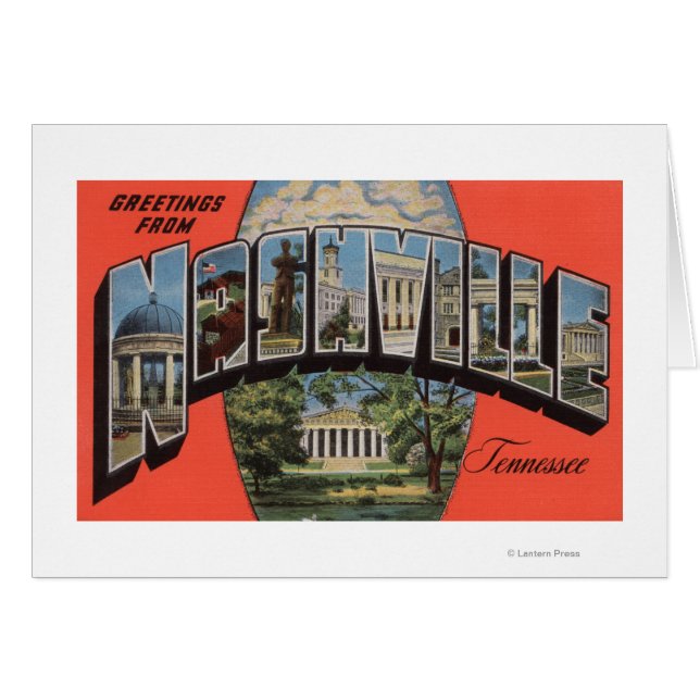 Nashville, Tennessee - Scènes de grandes lettres 2 (Devant horizontal)