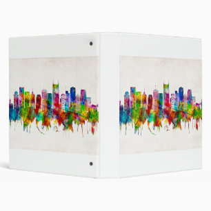 Nashville Tennessee Skyline Binder
