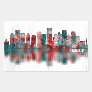 Nashville Tennessee Skyline Sticker