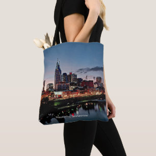 Nashville, Tennessee skyline Tote Bag