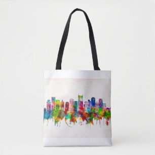 Nashville Tennessee Skyline Tote Bag