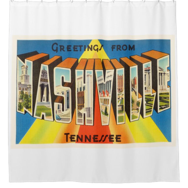 Nashville Tennessee TN Old Vintage Travel Souvenir (Front)
