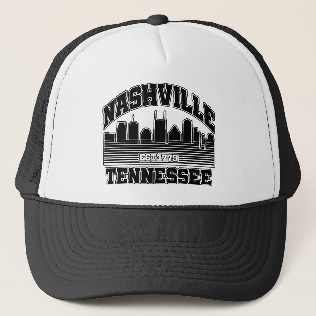 Nashville,Tennessee Trucker Hat (Front)