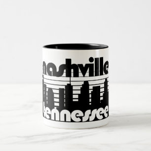 Nashville Tennessee Two-Tone Coffee Mug