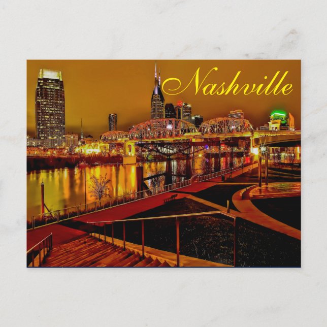 Nashville, Tennessee, U.S.A. Postcard (Front)